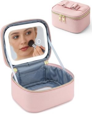 Mini Makeup Bag with LED Mirror