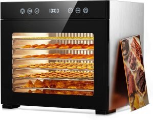 Food Dehydrator Machine 8 Trays Stainless Steel 650W