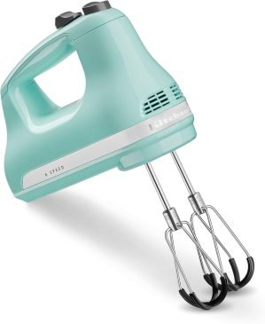 KitchenAid 6 Speed Hand Mixer w/Flex Edge Beaters