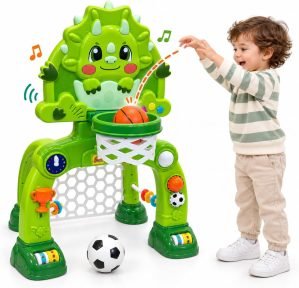 Toddler Basketball Hoop & Soccer Goal