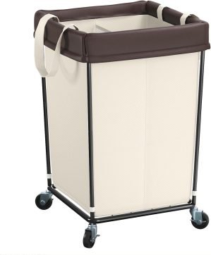 160L Rolling Laundry Basket