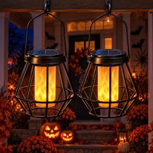 Solar Lantern Outdoor Lights 2 Pack