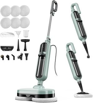 Motorized Scrubbing Steam Mop