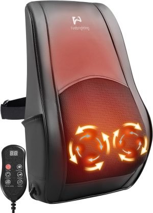 Electric Back Massager with Heat for Office Chair