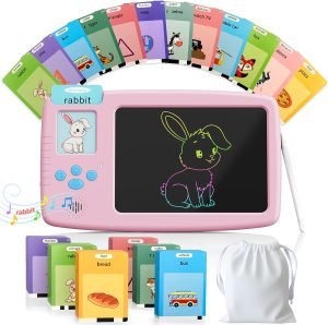 Flash Cards for Toddlers – 2-in-1 LCD Writing Board
