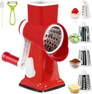 Rotary Cheese Grater with Handle