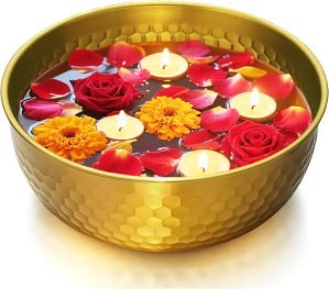 Wide-Mouth Urli Bowl Diwali Decorations for Home