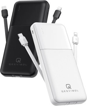 2-Pack 10000mAh Portable Chargers