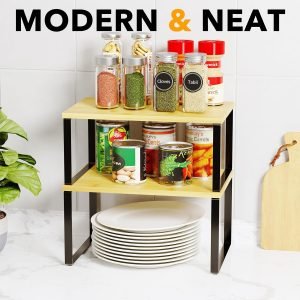 Cabinet Shelf Organizers 2 Pack