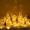 11-Piece Ceramic Christmas Village Decorations Set
