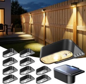 Solar Fence Lights 12 Pack