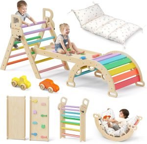 Pikler Triangle Set with Cushion