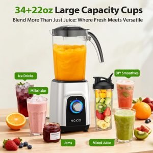 4-in-1 Blender/Food Processor Combo Max 1000W