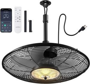 Outdoor Ceiling Fan with Lights