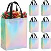 6 Pcs Iridescent Gift Bags