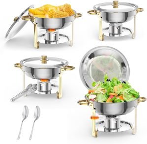5 QT 4 Packs Chafing Dish Buffet Set