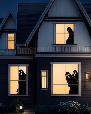 Halloween Window Decorations