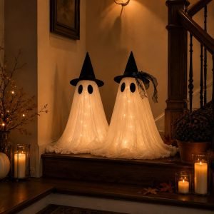 2-Pack Halloween Ghost Decor Set