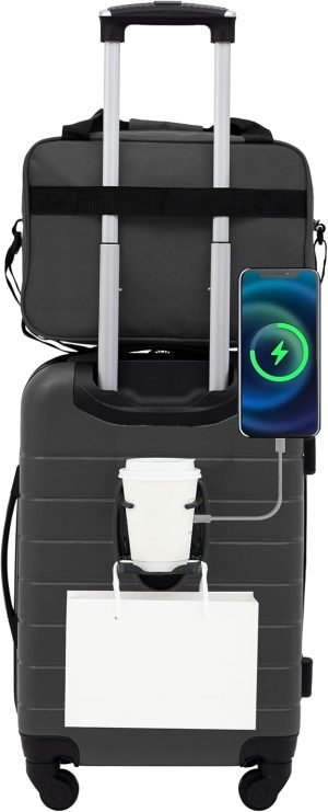 Wrangler Smart Spinner Hardside Luggage 2-Piece Set