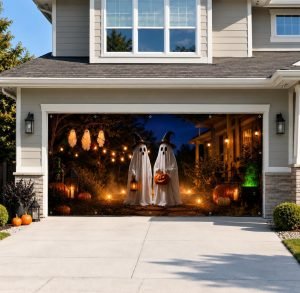 Halloween Garage Door Decorations
