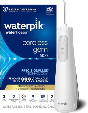 Waterpik Cordless Gem 5100 Portable Water Flosser