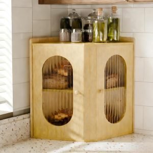 Corner Bread Box for Kitchen