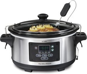 Hamilton Beach Portable 6 Quart Set Slow Cooker