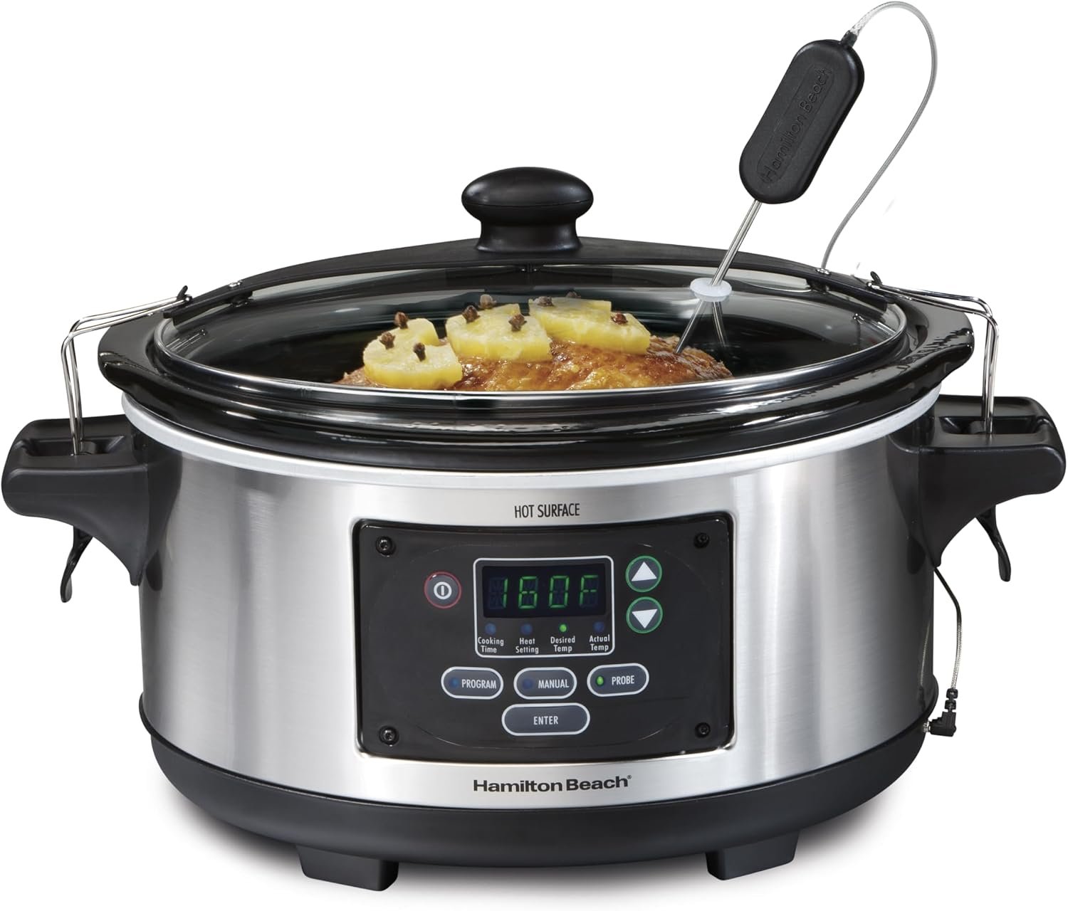 Hamilton Beach Portable 6 Quart Set Slow Cooker