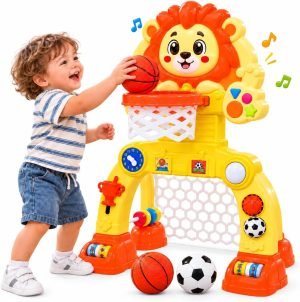 Lion Basketball Hoop