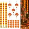 28-Piece Diwali Lotus Hanging Decor Set