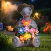 Solar Turtle Garden Decor Statue