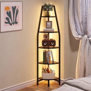 Corner Shelf with Lights
