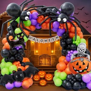 173pcs Halloween Balloon Garland Arch kit
