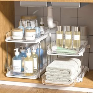 2-Tier Multi-Purpose Bathroom Under Sink
