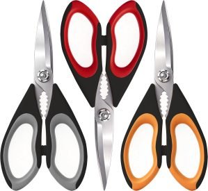 3-Pack Multipurpose Kitchen Scissors & Food Shears