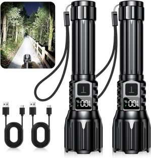 2Pack Rechargeable Flashlights