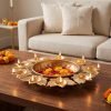 Handmade 12-Inch Metal Urli Bowl
