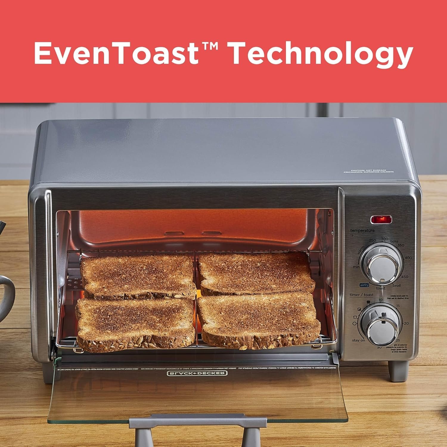 BLACK+DECKER 4-Slice Air Fry Toaster Oven