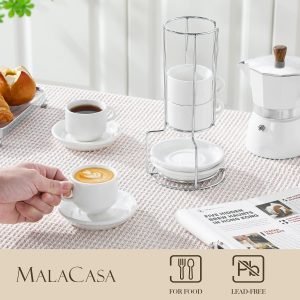 Porcelain Espresso Cups – Set of 4
