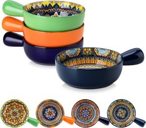 VANCASSO Soup Bowls with Handles