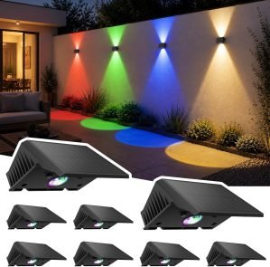 Solar Fence Lights Outdoor