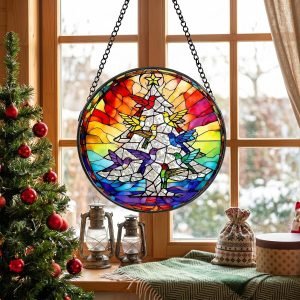 Christmas Tree Sun Catchers 