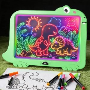 16-Inch Dinosaur LED Drawing Board for Kids