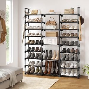 9-Tier 3-Column Shoe Rack