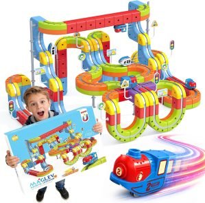 141-Piece Klick Rail Electric Train Set