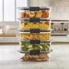 Rubbermaid Brilliance Food Storage Containers Set of 5