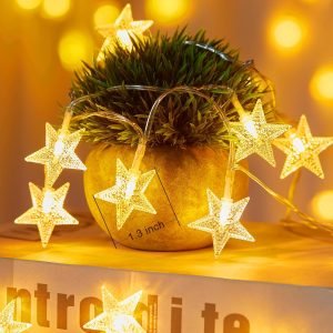 50 LED Star String Lights – 17ft
