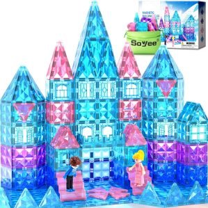 102-Piece Magnetic Princess Castle Tiles