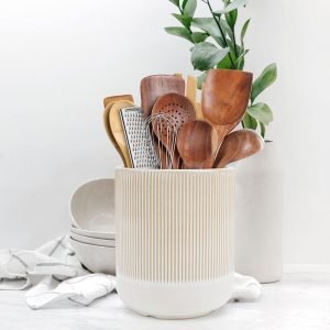 Ceramic Utensil Organizer for Countertop
