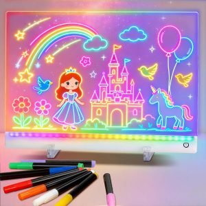 Rechargeable LED Drawing Board for Kids